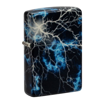 Zippo Lightning Design Glow in the Dark 540 Color Pocket Lighter 48610